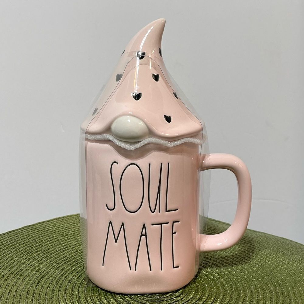 Rae Dunn Soul Mate Gnome Mug NWT